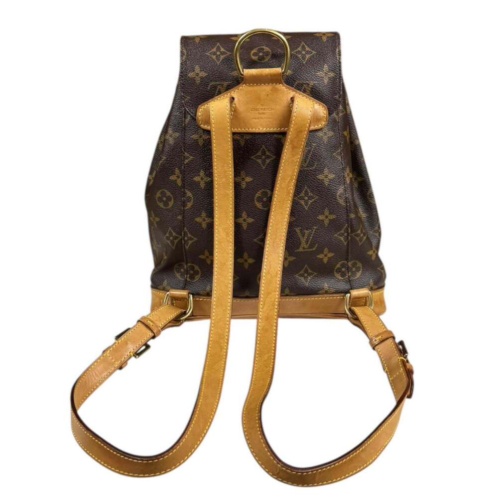 LOUIS VUITTON Authentic Brown Monogram Canvas Backpack - Picture 3 of 16